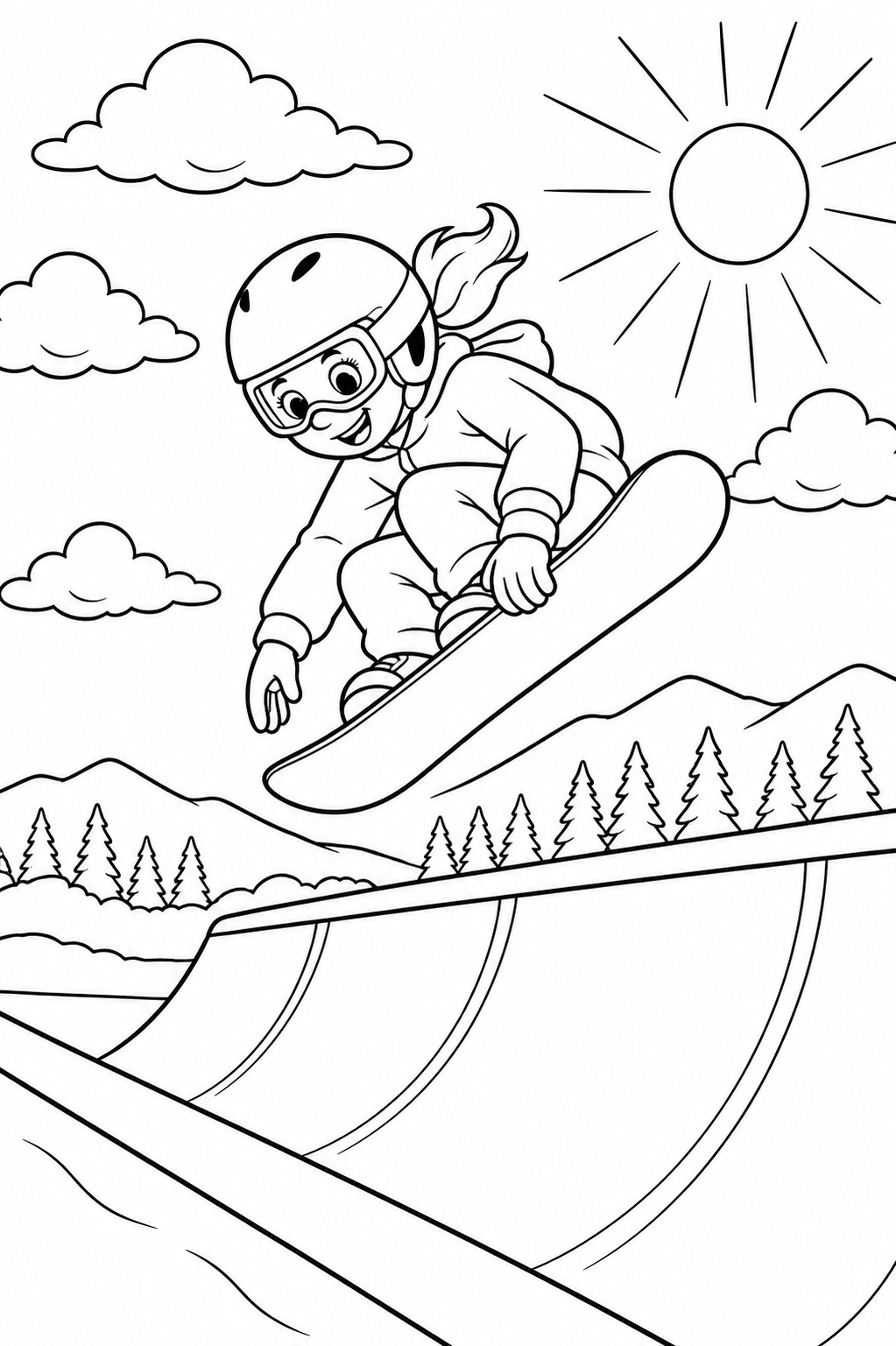 Snowboarding Coloring Book | Kids & Adults | Adventure Groms