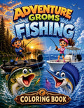 Adventure Groms Fishing Coloring Book - Front Cover